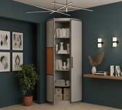 Радиусный шкаф Гардения